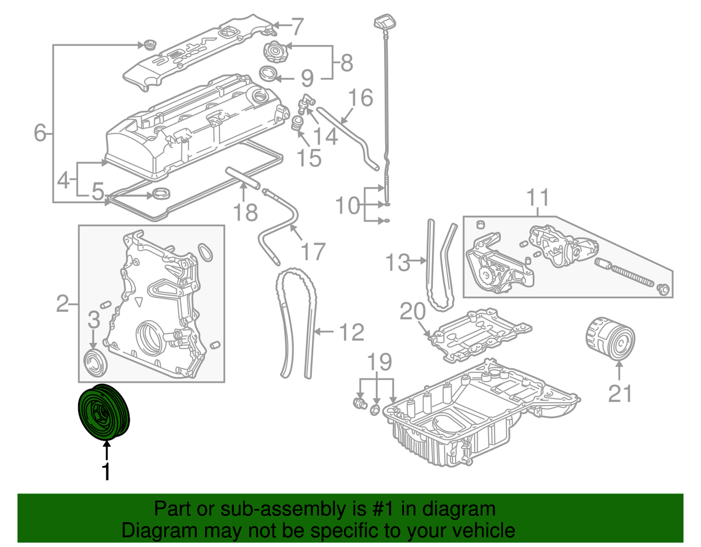 Pulley, Pulley Crankshaft