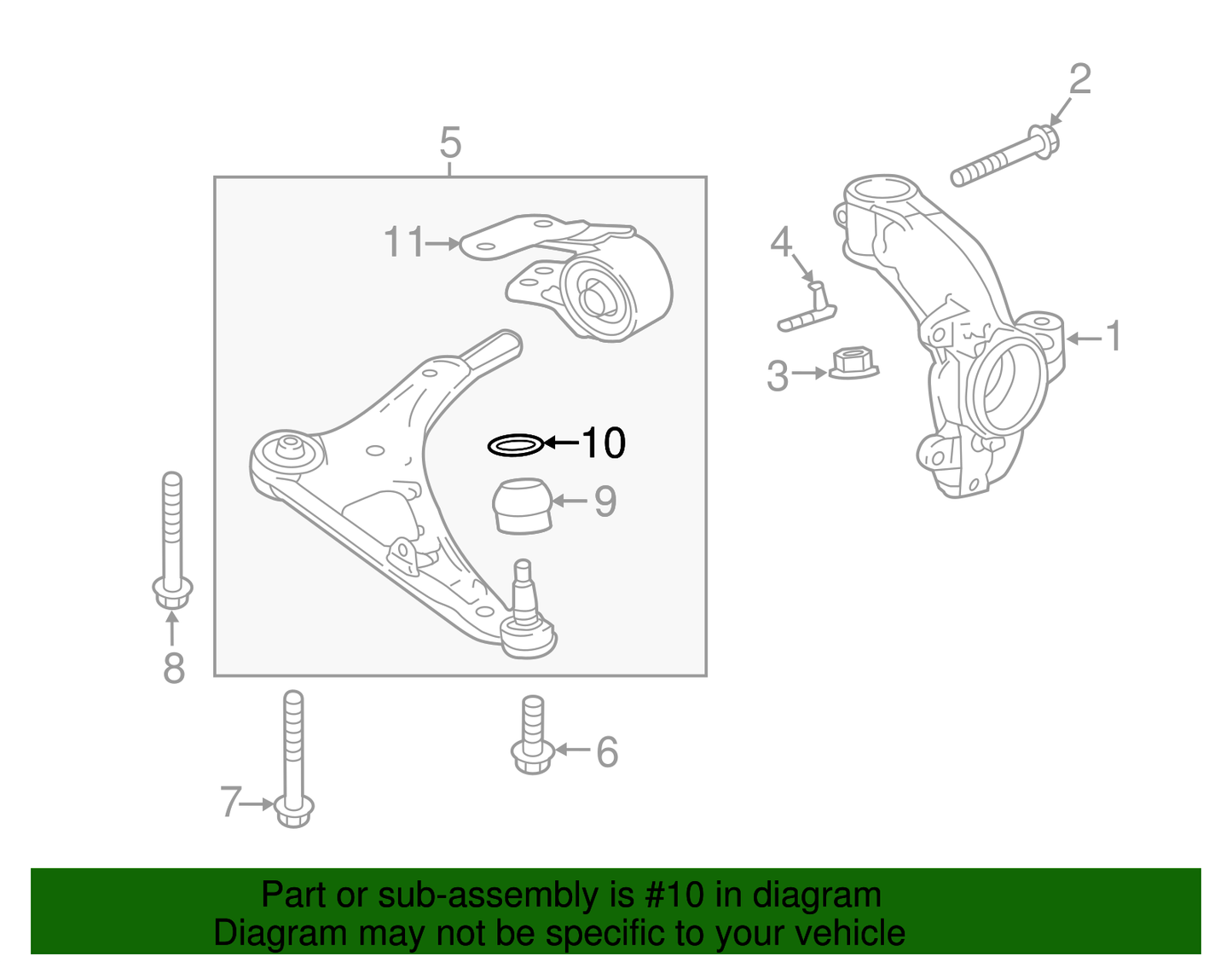 Snap Ring, Lower Control Arm Snap Ring, Dust Seal Clip, Lower Ball Joint C-Clip, Ball Joint C-Clip, Circlip Ball