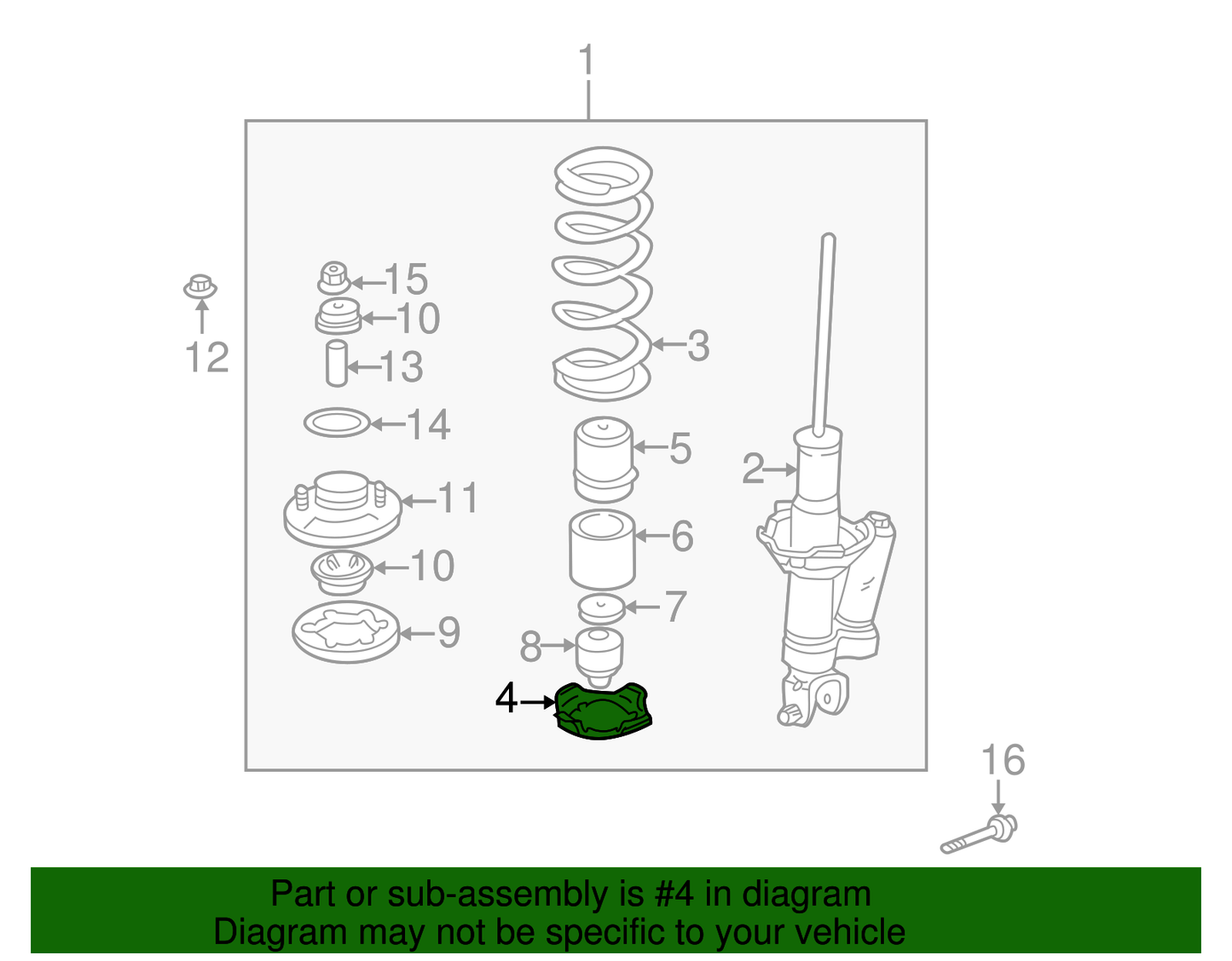 Spring Insulator, Lower Seat, Rubber Spring Seat