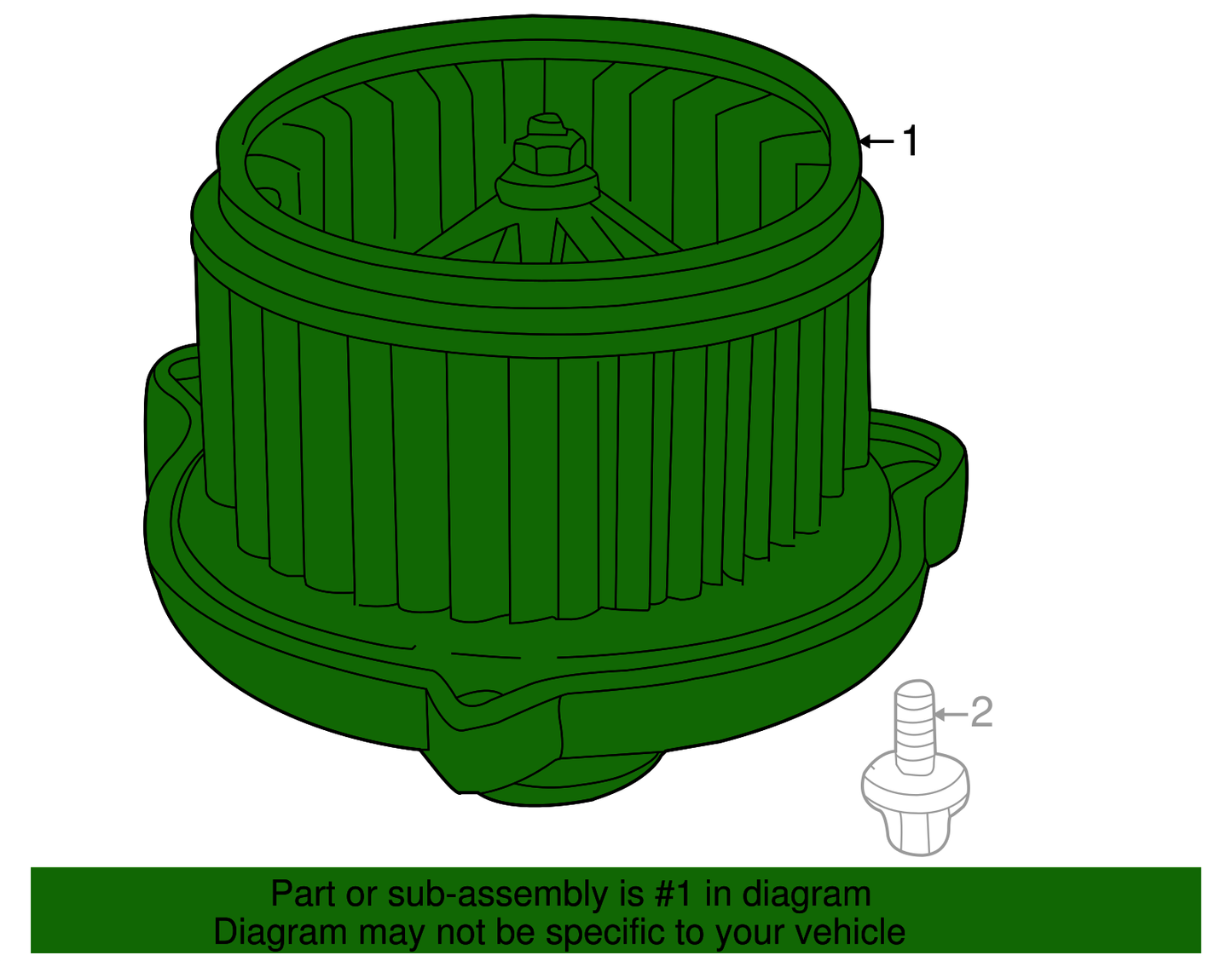 Fan & Motor, Motor Assembly Fan