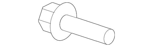 Water Pump Assembly Bolt, Water Pump Mount Bolt, Cover Bolt, Engine Water Pump Bolt, Bolt Flange (6X22)
