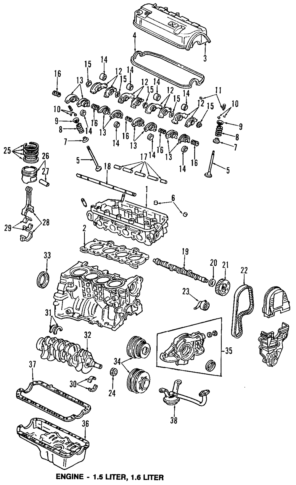 Engine Valve Stem Oil Seal, Valve Stem Seals, Seal B Valve Stem