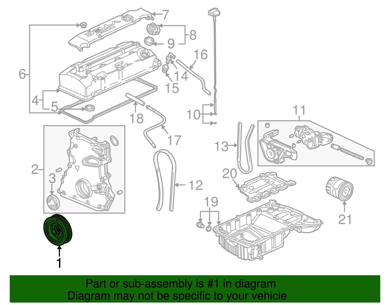 Pulley, Pulley Crankshaft