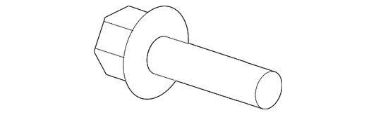 Water Pump Assembly Bolt, Water Pump Mount Bolt, Cover Bolt, Engine Water Pump Bolt, Bolt Flange (6X22)