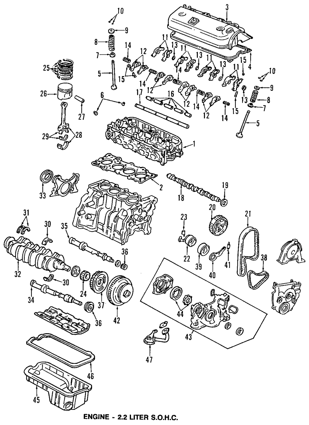 Balance Shaft, Shaft Front Balancer