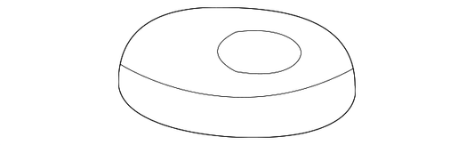 Upper Bushing Washer, Mount Base Washer